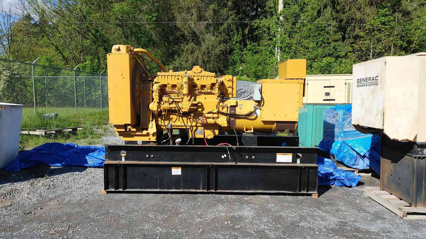 350KW Cat 3406 Caterpillar Generator 498Hrs Diesel '97 LOAD TESTED (108790)