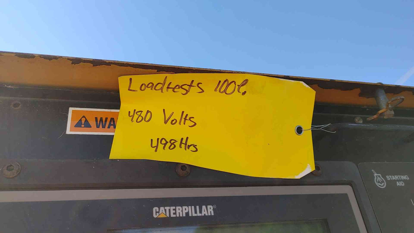 350KW Cat 3406 Caterpillar Generator 498Hrs Diesel '97 LOAD TESTED (108790)