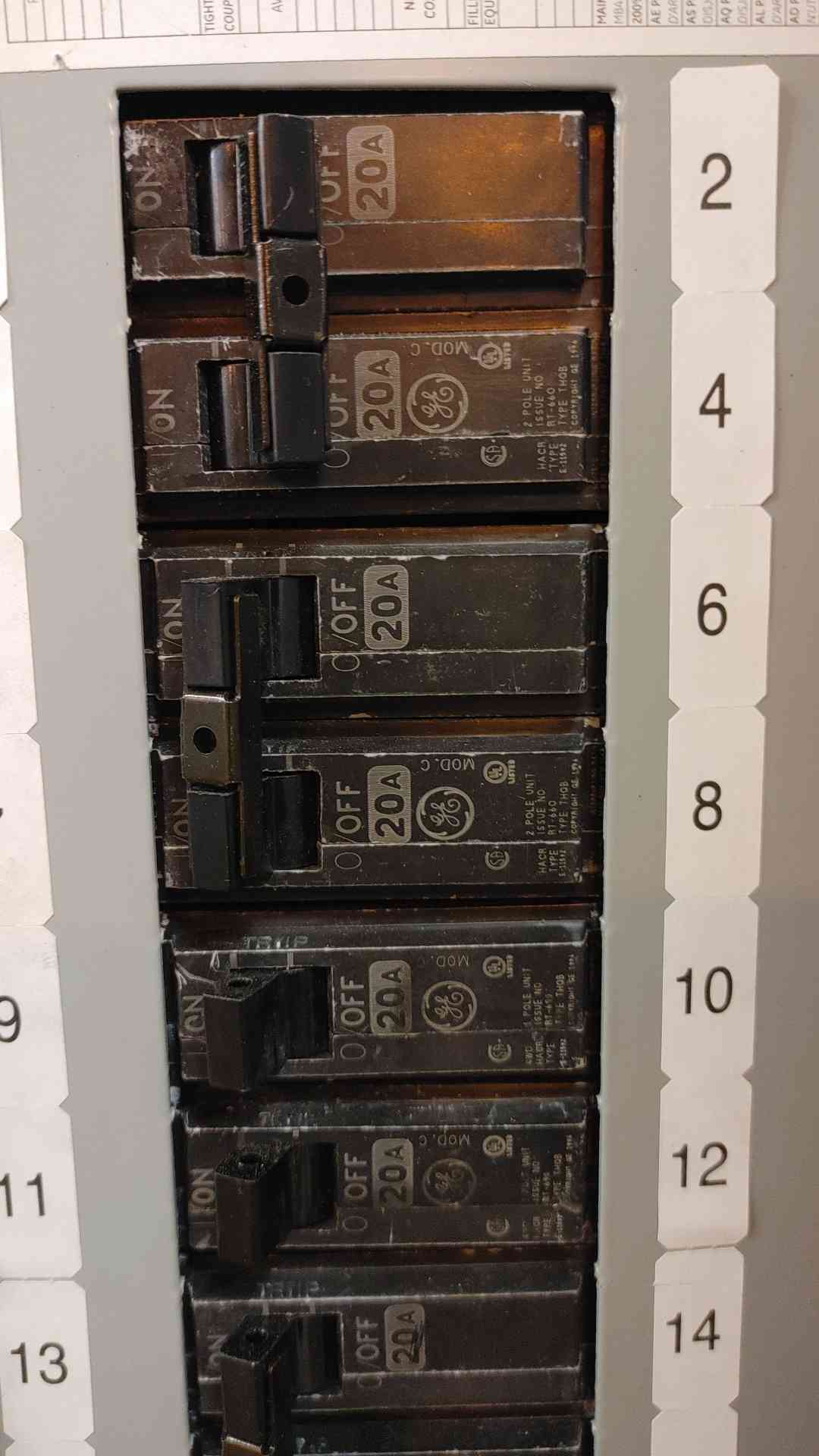 GE A Series Panelboard AQU3422RCX 225 AMP 208Y/120 V 3 PHASE 4 WIRE (108841)