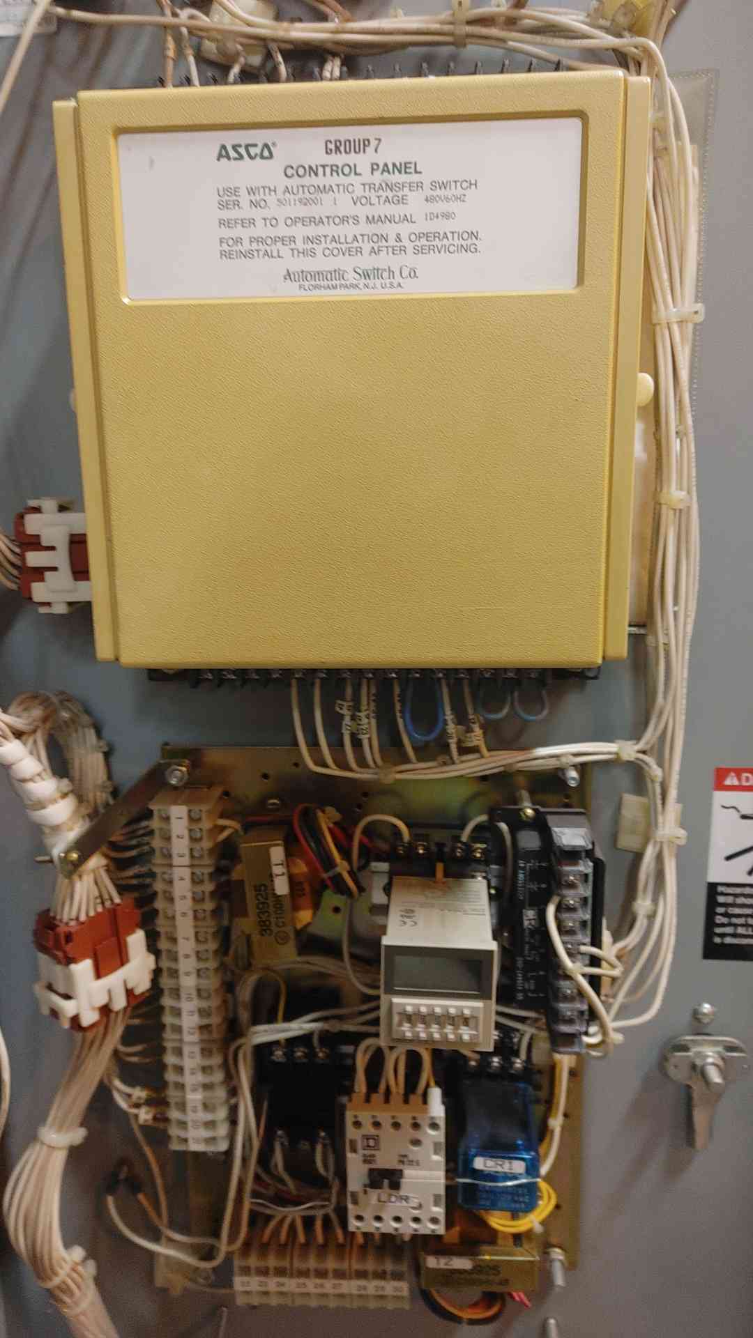 ASCO ATS 400A 480V E940340097XC Automatic Transfer Switch (108921)
