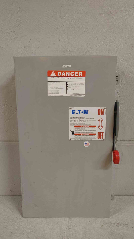 Eaton Cutler-Hammer Heavy Duty Fused Safety Switch 200A 600VAC DH364FGK (108929)