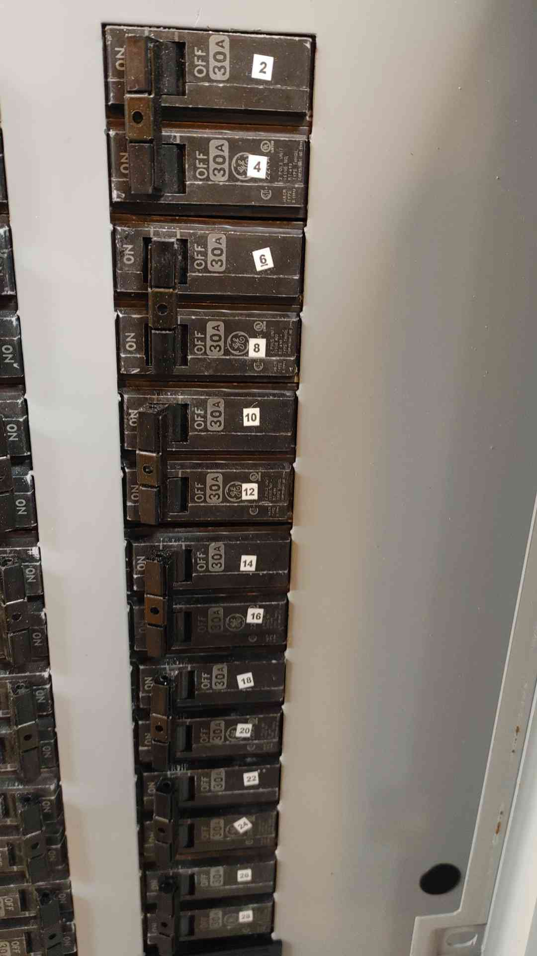 General Electric A Series 2 Panelboard 225 Amps 208/120V 3 Phase 4 Wire (108947)