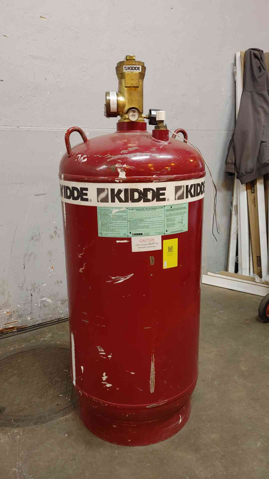 Empty Kidde Fire Suppression Cylinders (108946)