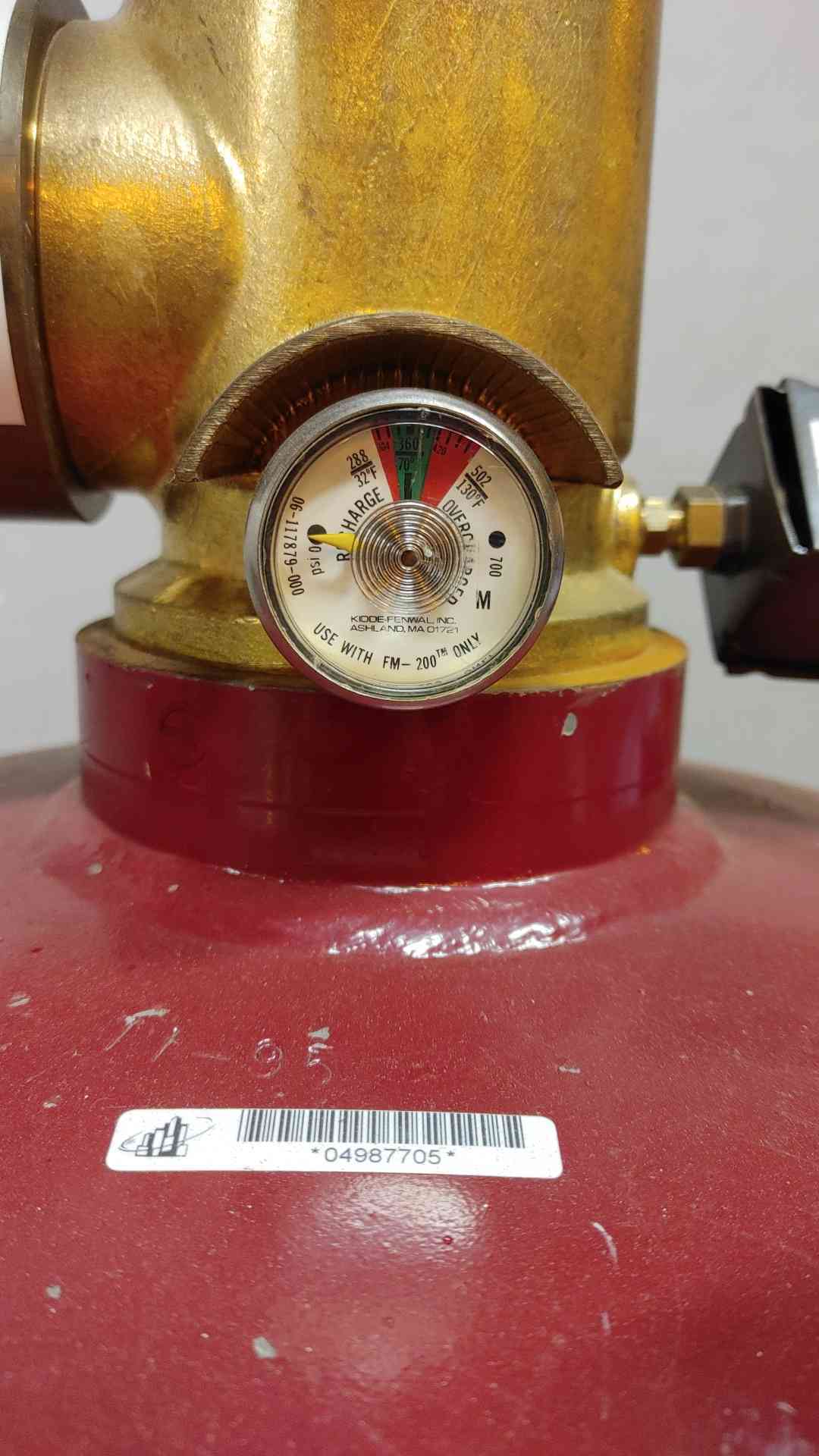 Empty Kidde Fire Suppression Cylinders (108946)