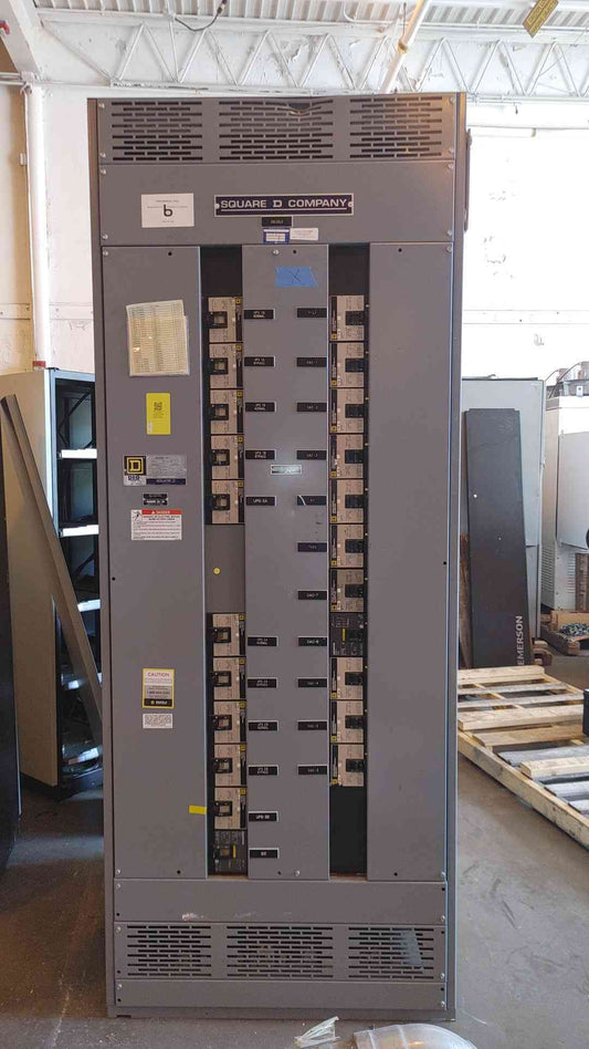 1200A QED Square D Power Style Switchboard 3PH 3W 480V 22 Installed Breakers (108562)