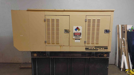 50KW Generac Diesel Generator 1Ph 612Hrs TESTED (109035)