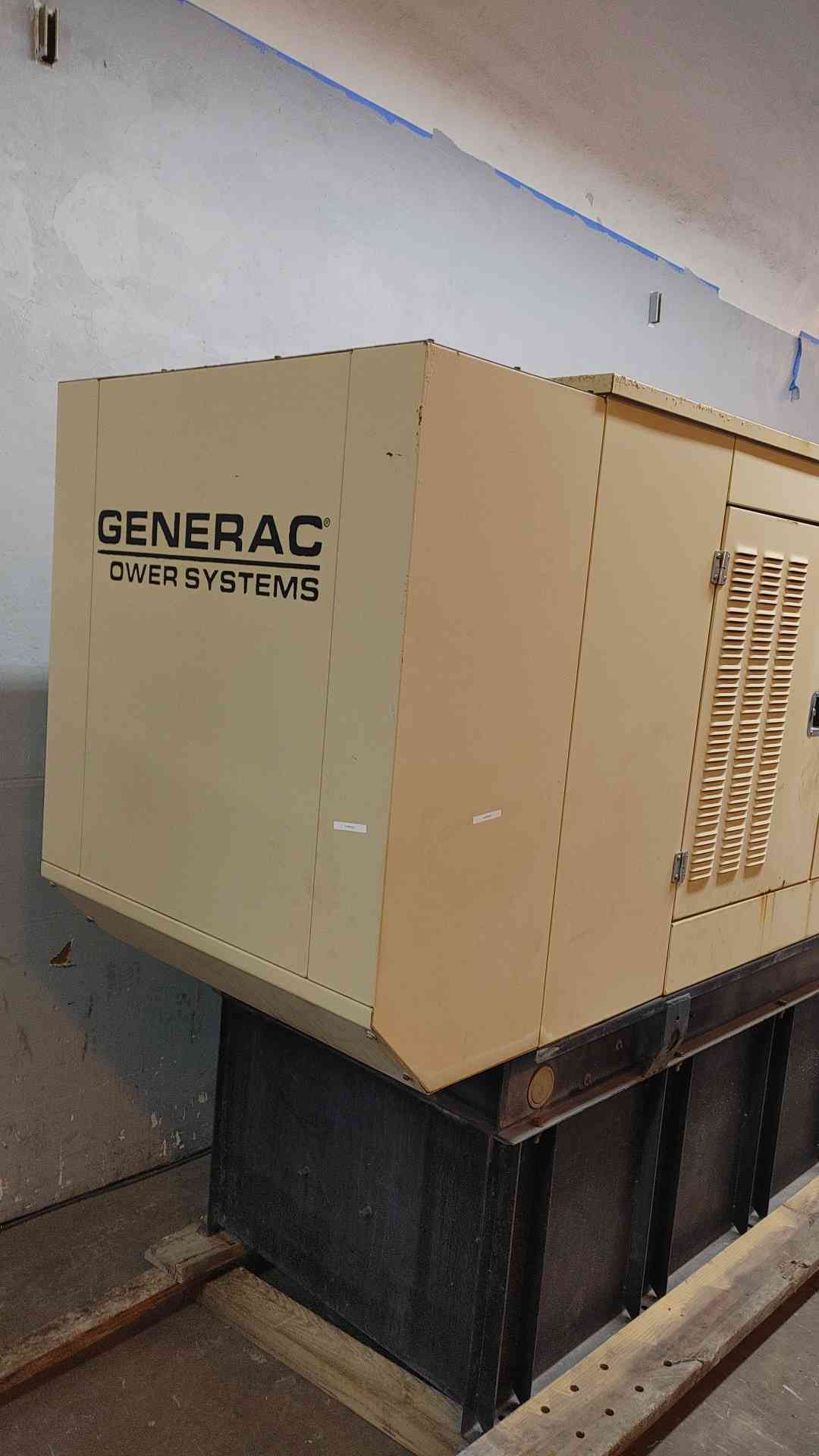 50KW Generac Diesel Generator 1Ph 612Hrs TESTED (109035)