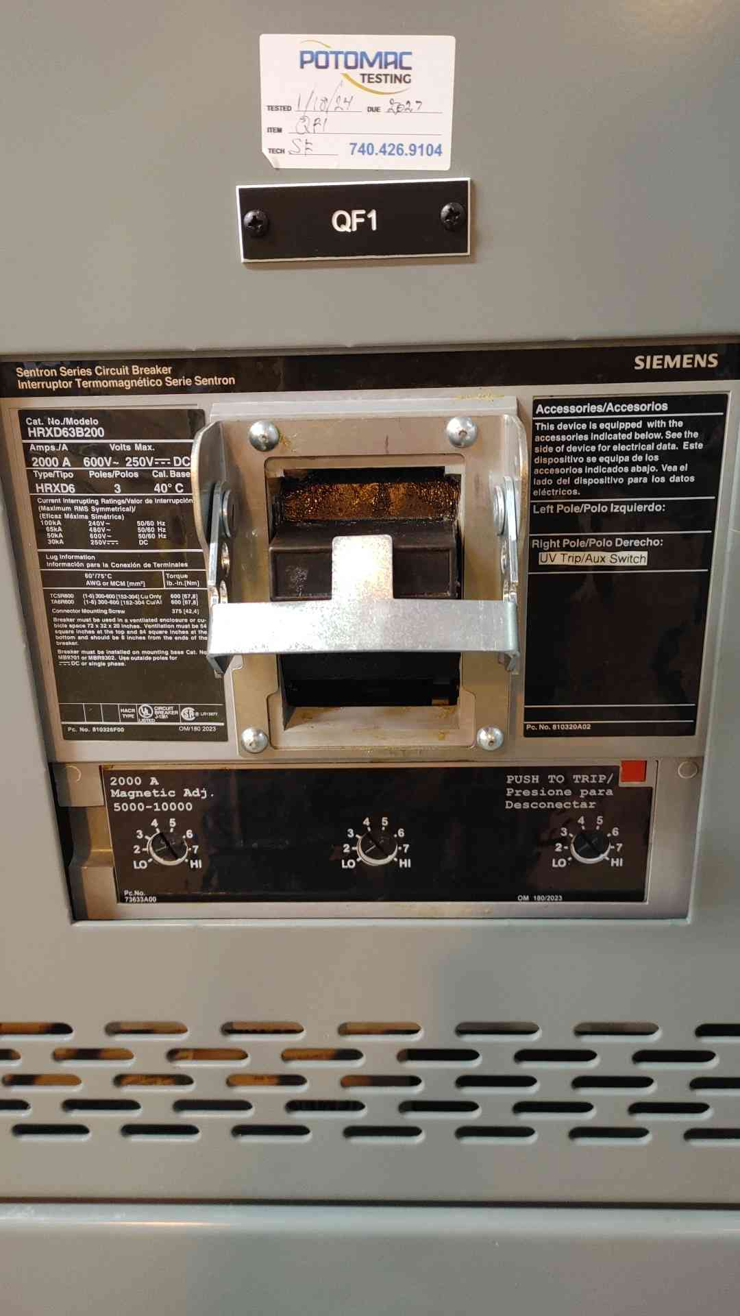 SAI-ADVANCED POWER SOLUTIONS 2000 Amp 500 VDC Deadfront Switchboard 2000 Amp 600V