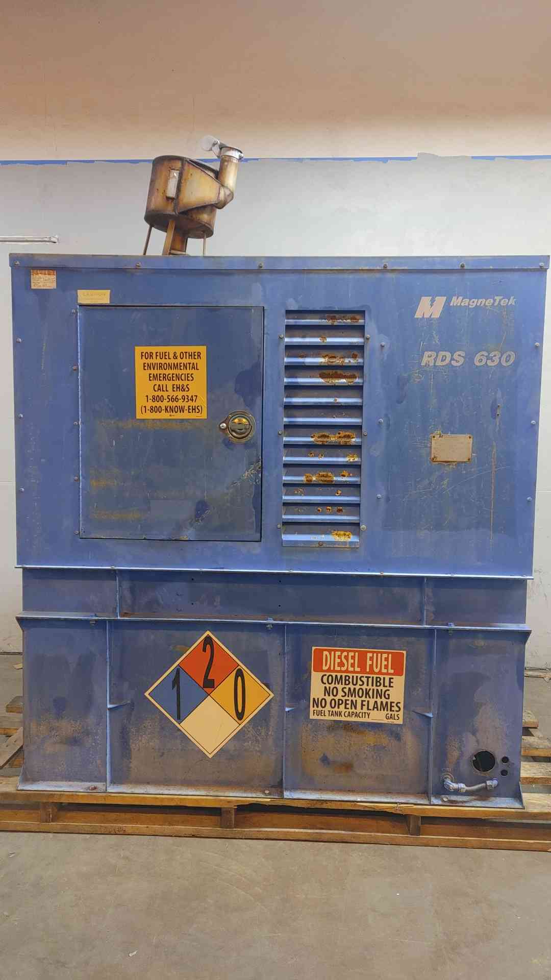50KW Magnetek RDS630 Generator John Deere 4039 Diesel 976Hrs TESTED (109020)