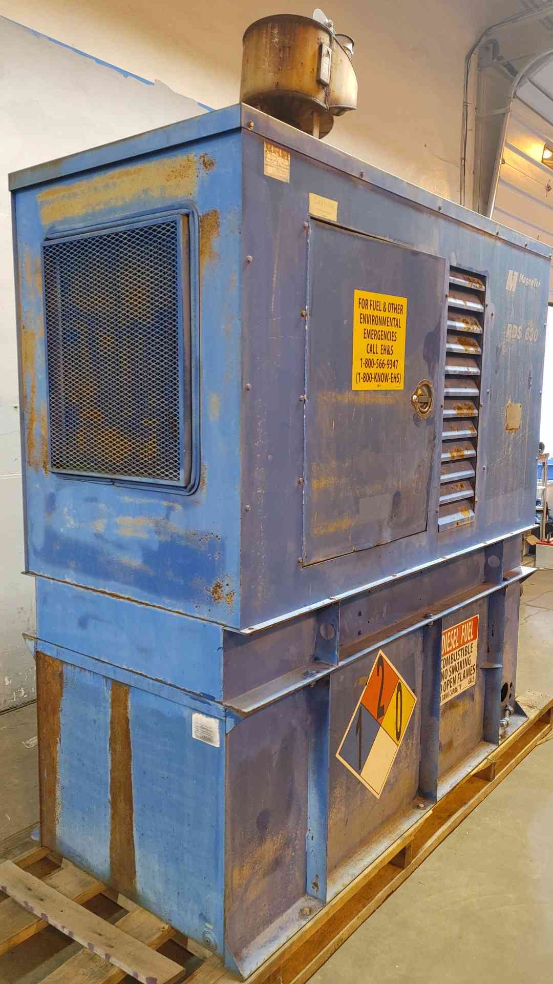 50KW Magnetek RDS630 Generator John Deere 4039 Diesel 976Hrs TESTED (109020)