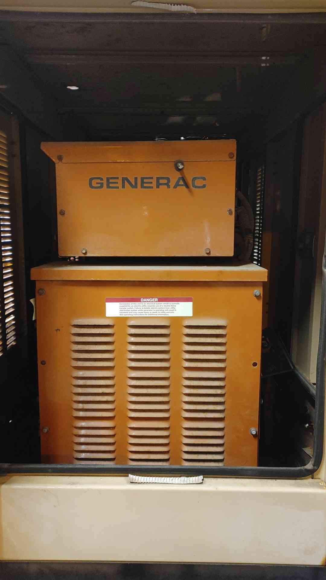 60KW Generac Mitsubishi Diesel Generator 1Ph 468 Hrs Tested/Fuel Pump Issues (109110)