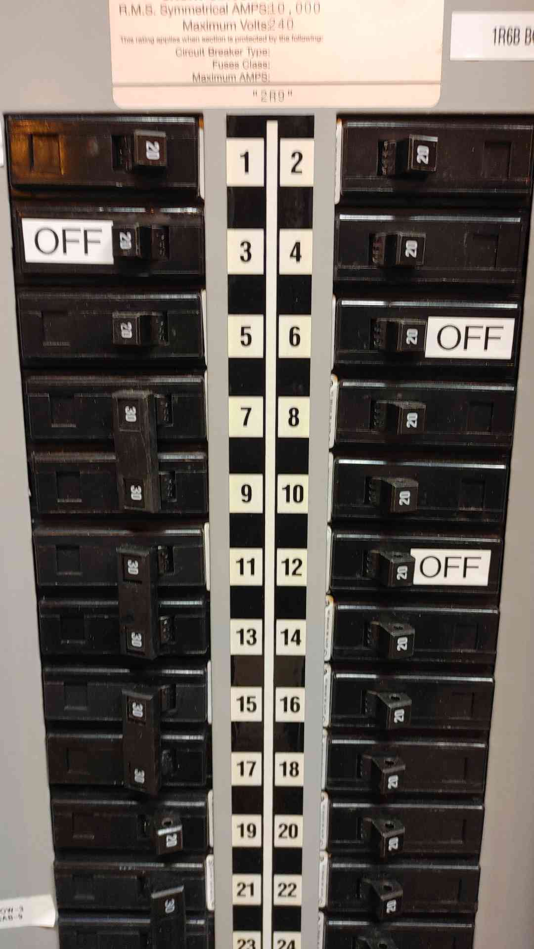 100A IEM Industrial Panelboard 2x 42 Pole Breaker Panels 208/120 V 3ph 4 Wire Black (109150)