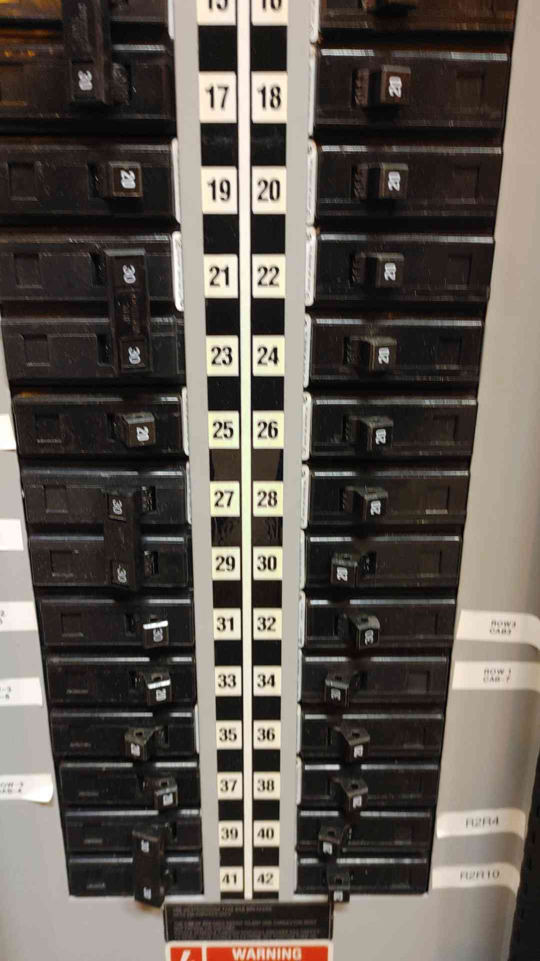 100A IEM Industrial Panelboard 2x 42 Pole Breaker Panels 208/120 V 3ph 4 Wire Black (109150)