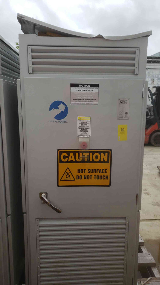 15KW Polar DC Generator 40-60V 270A Diesel 92Hrs 8220-603-D-15-01 TESTED (109104)