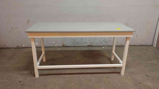 6' Gray Epoxy Lab Table 72"x30"x37" Chem Resistant Lab Desk (109181)