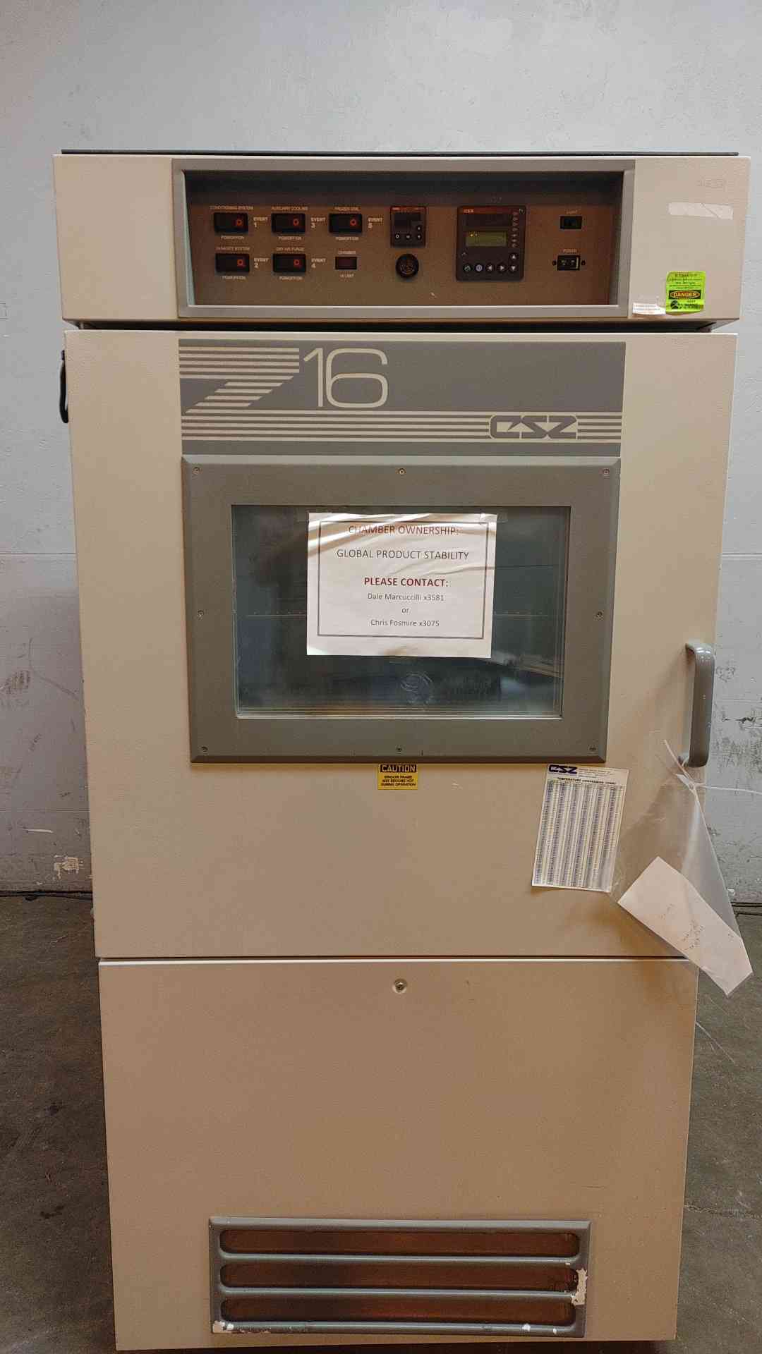 Cincinnati Sub-Zero Refrigerator ZH-16-2-H/AC 208 VAC 60 HZ 3 Ph R-404A (109177)