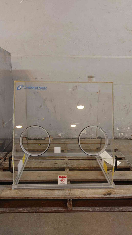 CHEMSPEED TECHNOLOGIES Acrylic Glovebox Fume Hood Lab Use