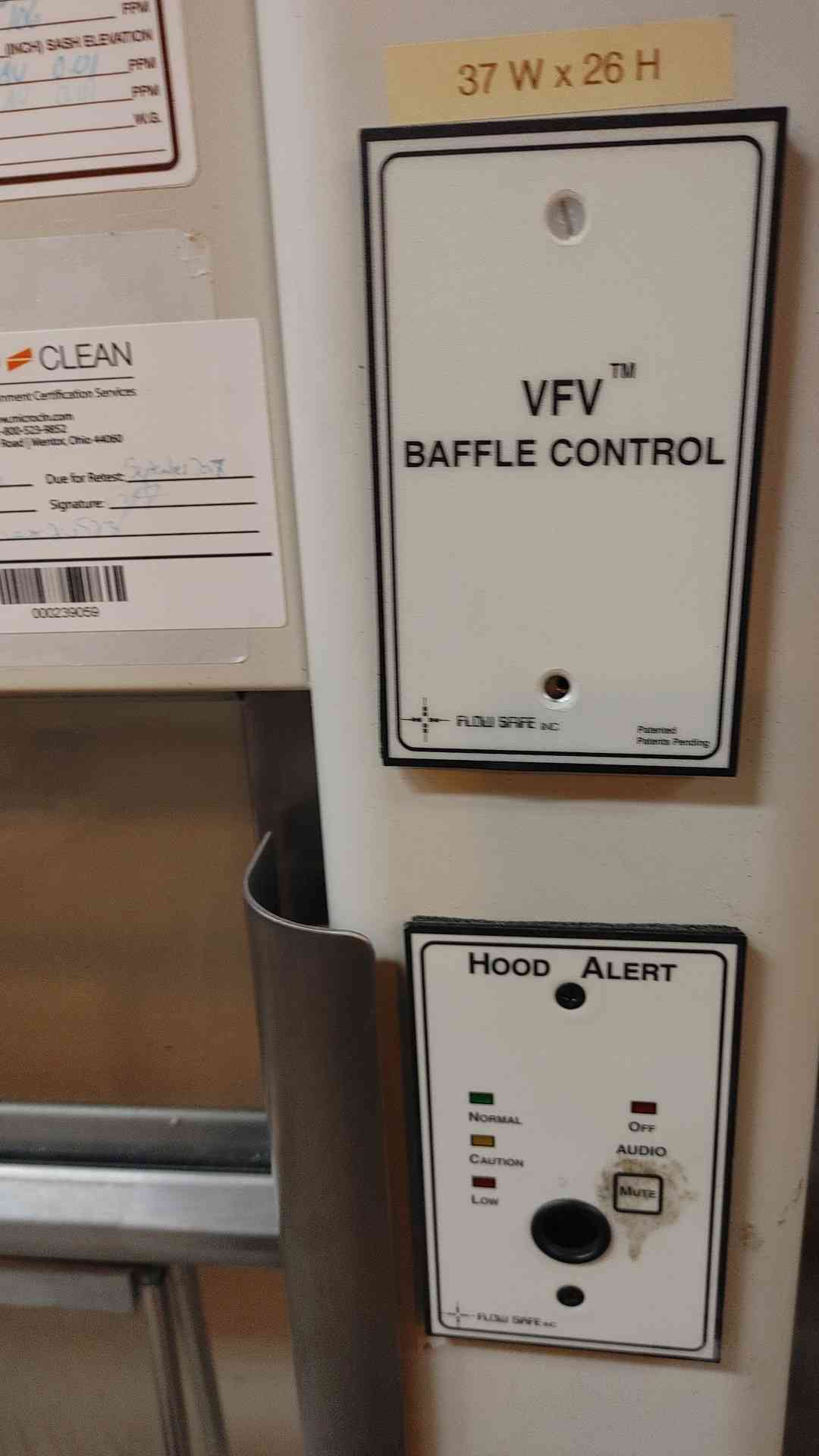 4' Air Sentry Chemical Fume Hood (109278)