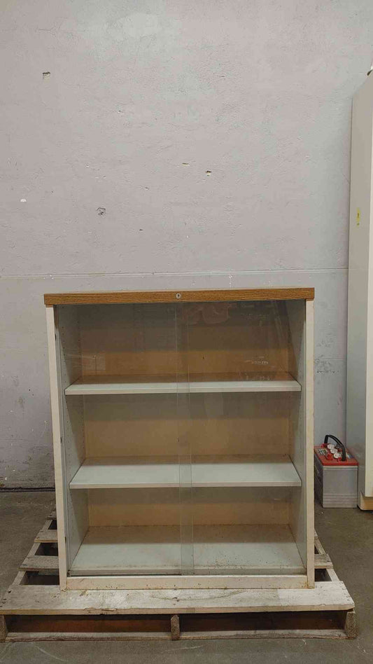 3' Dual Sliding Glass Overhead Casework (109325)