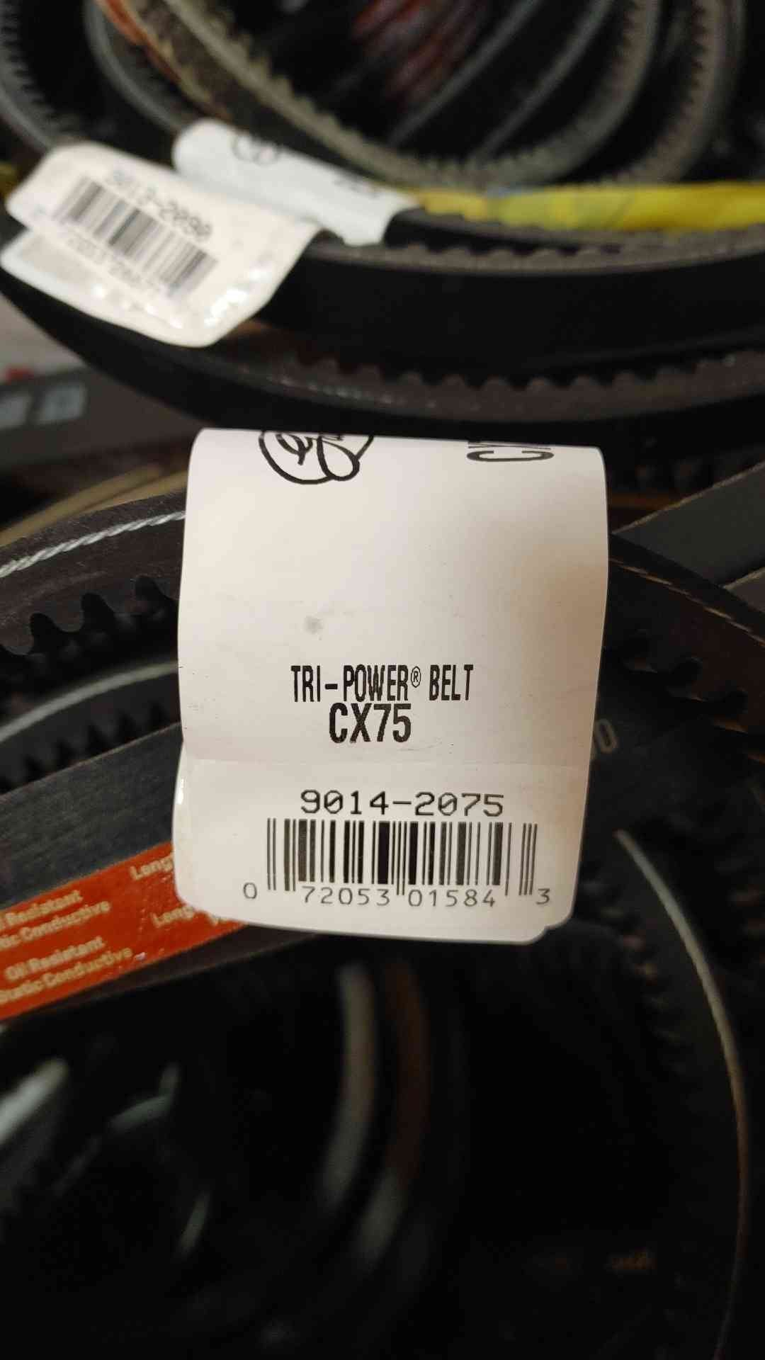 Lot Of Multiple sizes Of Tri-power Belts NEW (109328)