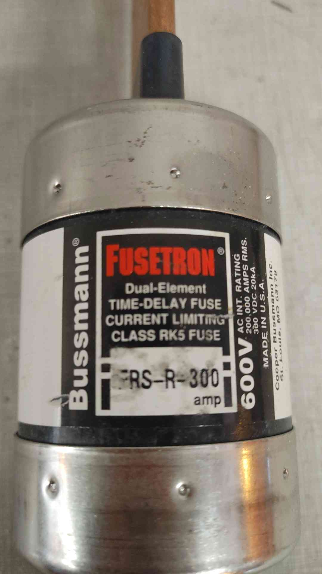 Fusetron Dual-Element Time-Delay Fuse 300A FRS-R-300 (109417)