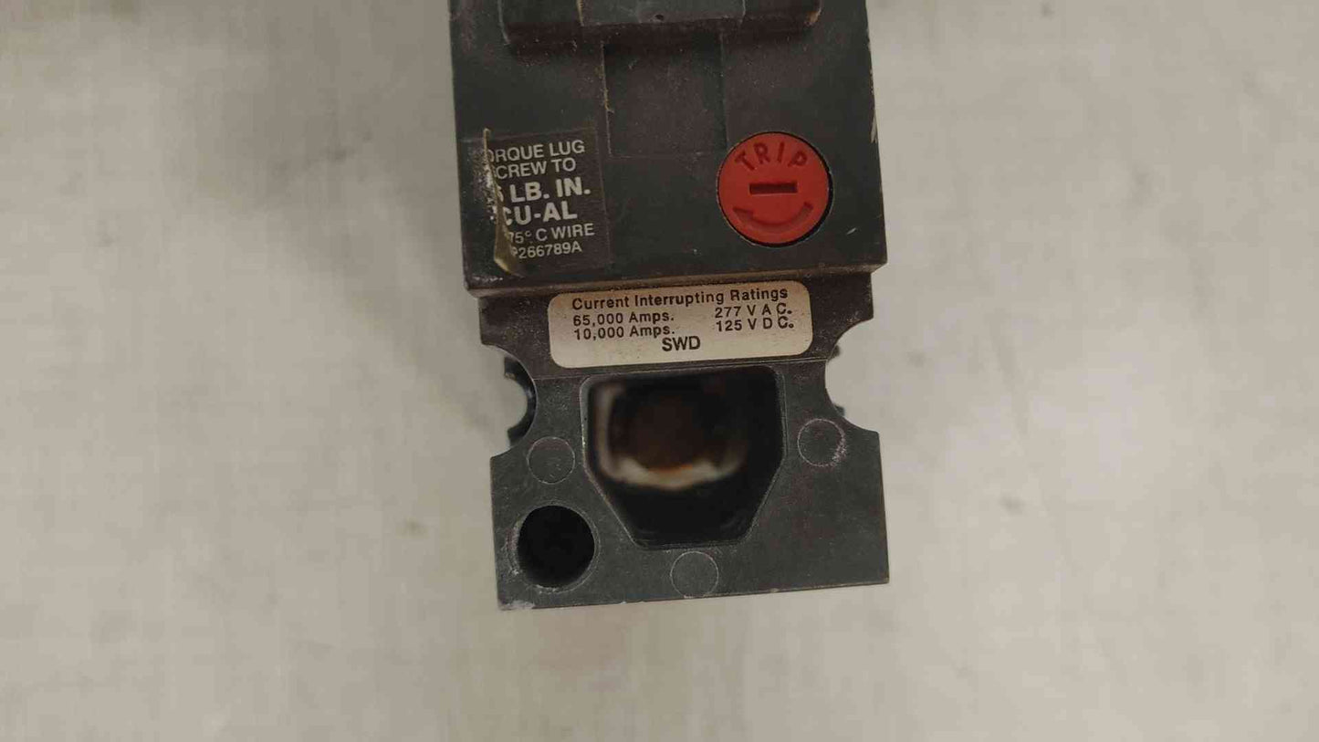 20A 1 Pole Circuit Breaker 277VAC 125VDC THED113020V