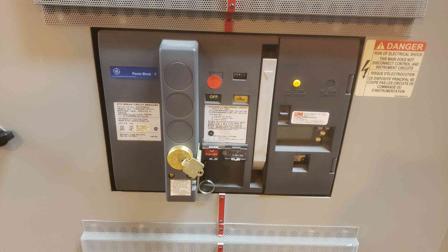 GE 4000A Power Break Switchgear Section 2 480V (SKU: 109440)