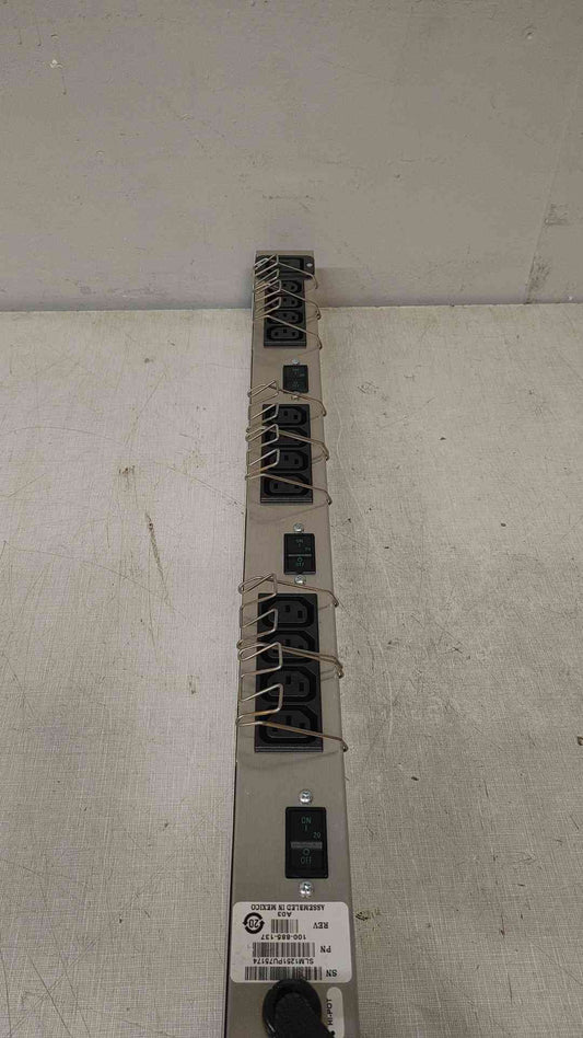 EMC Simclar 100-885-137 Rack PDU - 24A 200-240V, 12-Outlet Power Distribution Unit