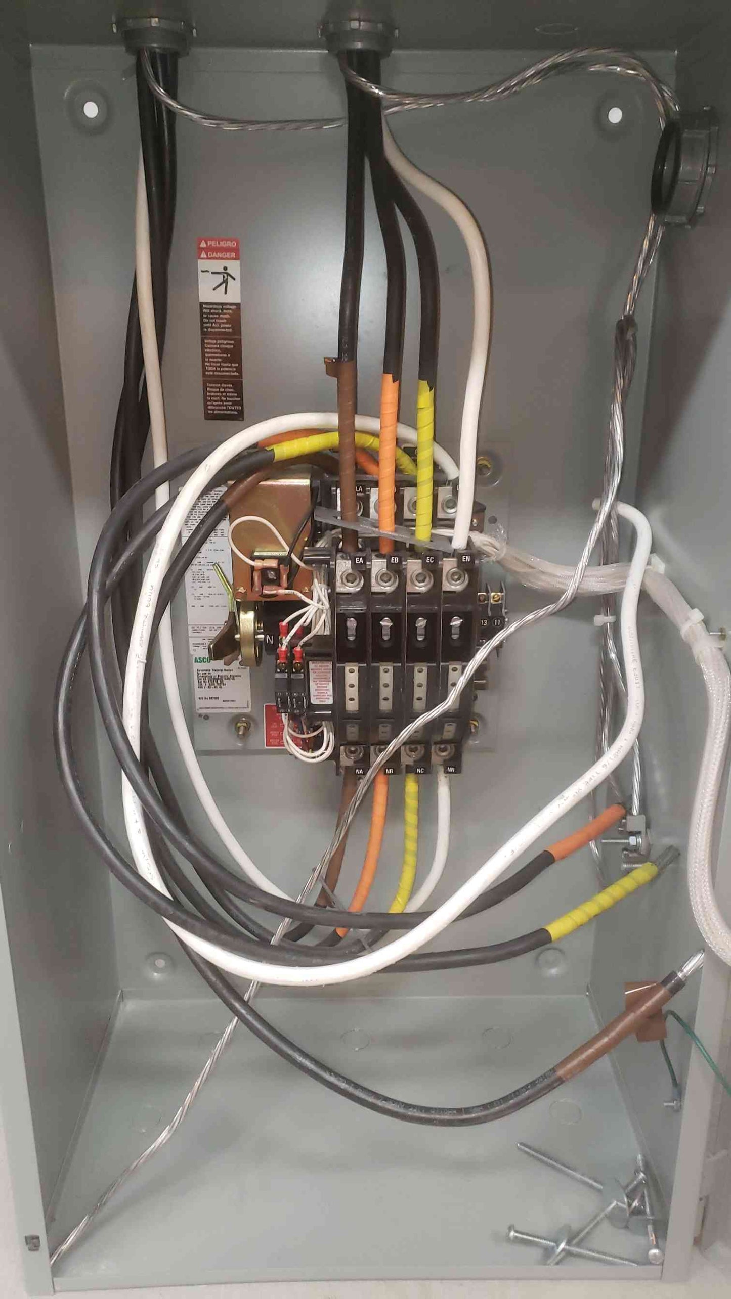 ASCO Series 300 3PH 104A 480V ATS D00300B30104N10C Automatic Transfer Switch (SKU: 109559)