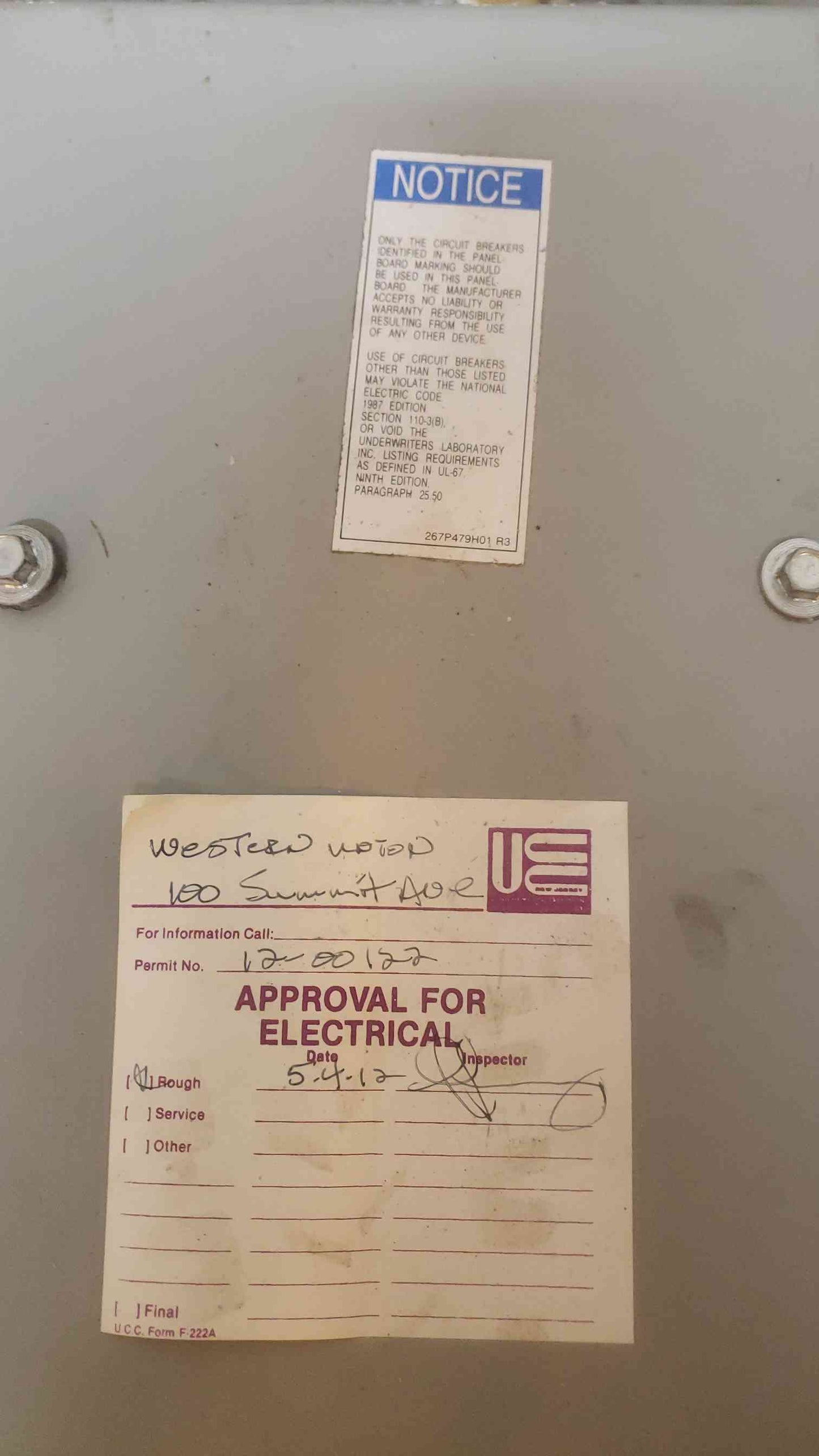 Cutler-Hammer 600A 480Y/277V Panelboard PRL-4B (SKU: 109562)
