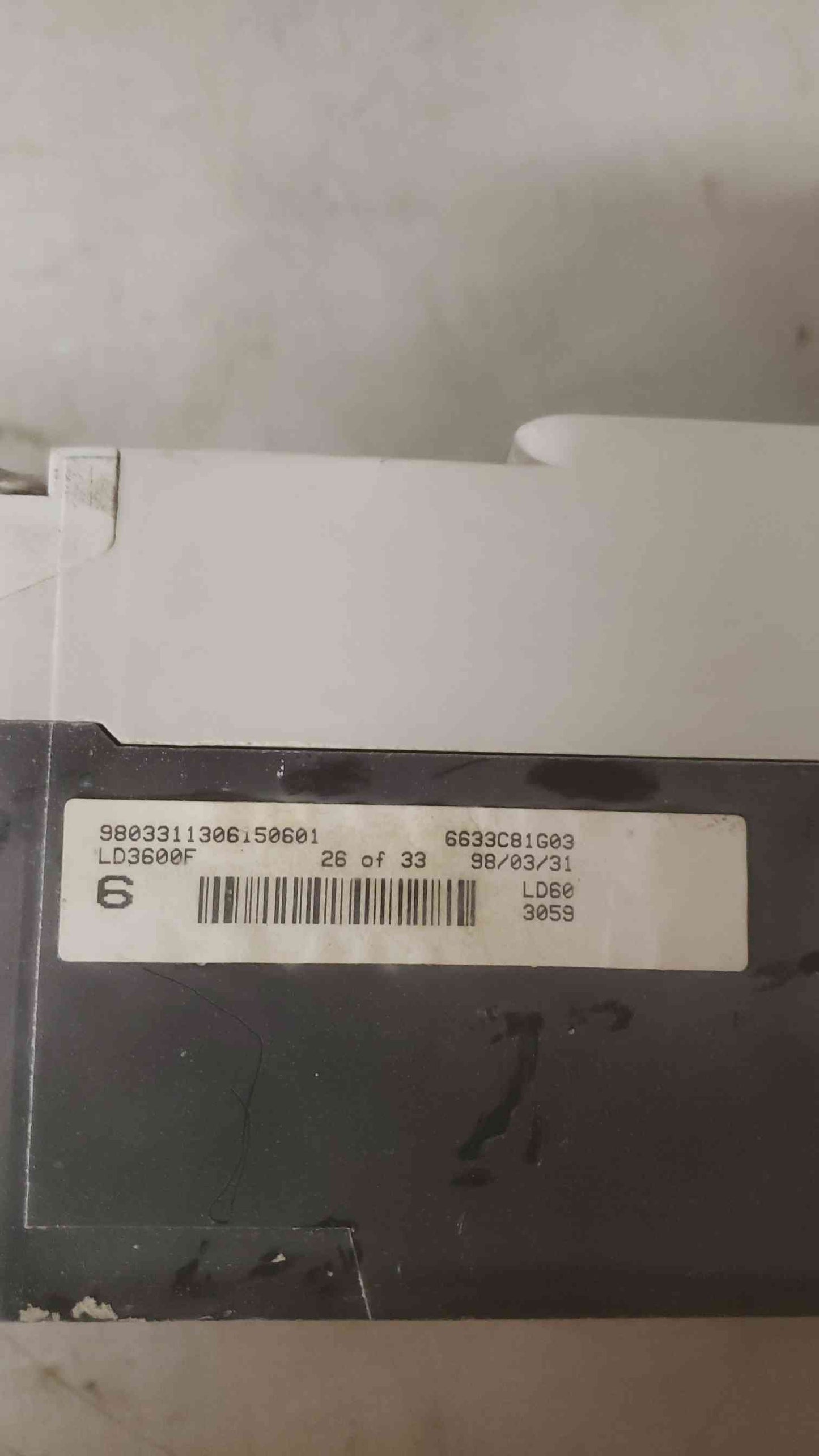 Cutler-Hammer 600A 600VAC-250VDC 3 Pole Breaker LD3600F (SKU: 109589)