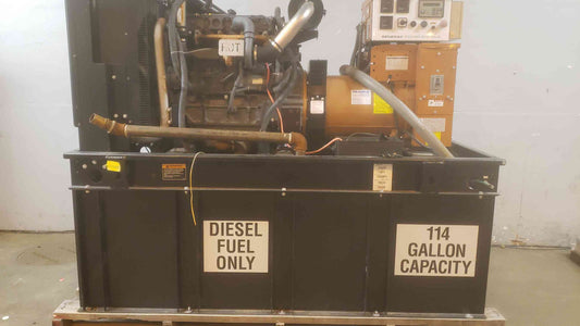 60KW GENERAC 1PH Diesel Generator 244 Hrs. '04 Tested