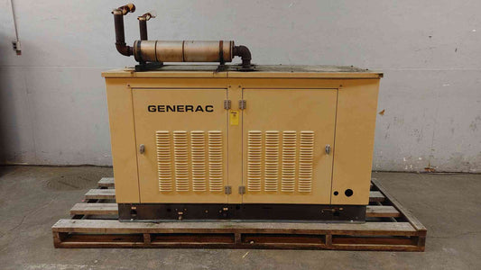 35KW Generac 4.3L Nat Gas LP 98A06440-S 1PH Generator 600 Hrs.