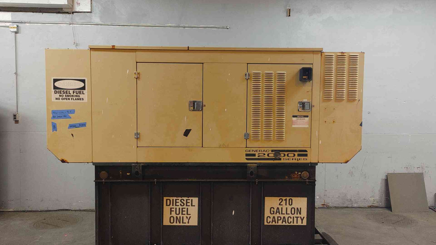 50kW Generac Daewoo 1Phase Diesel Generator 574.9Hrs (109805)