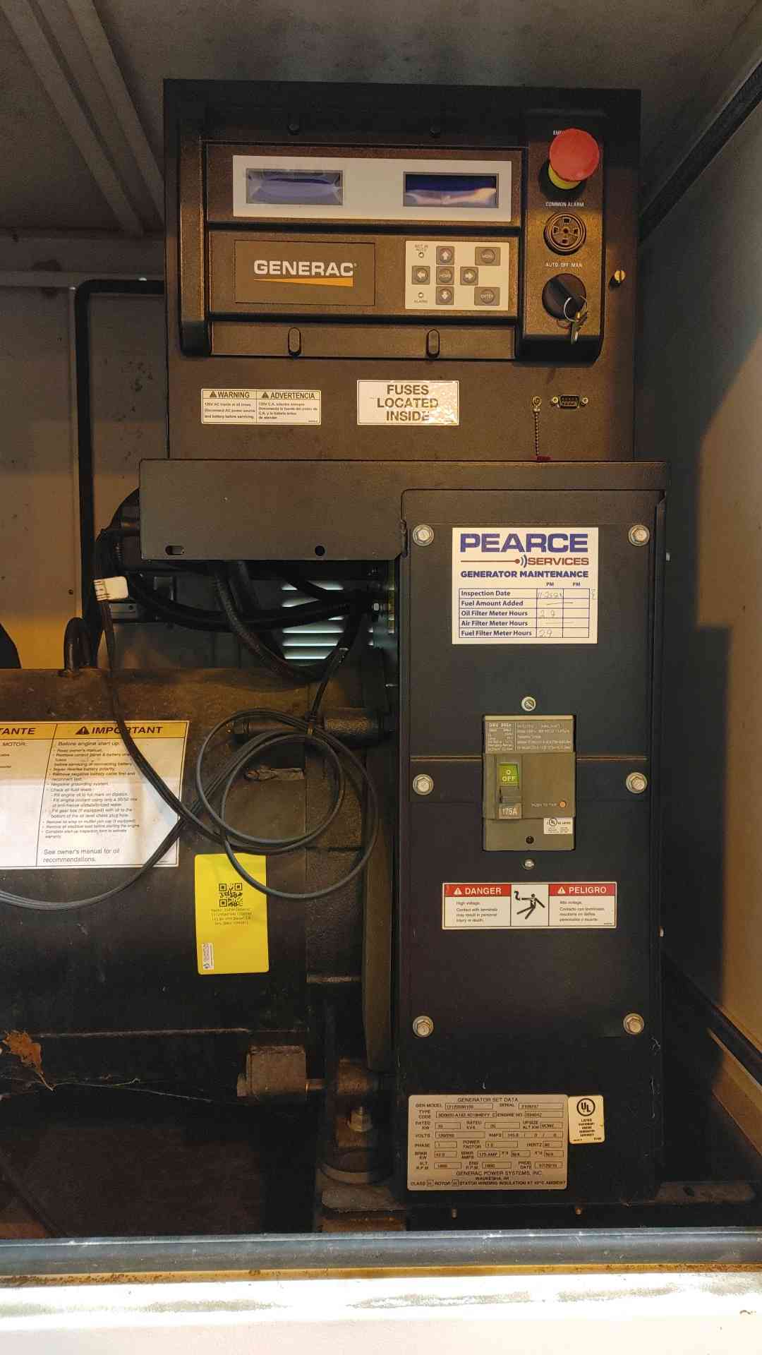 AS-IS 35KW Generac John Deere 4024 Diesel Generator 1PH 3Hrs. 2010 (SKU: 109681)