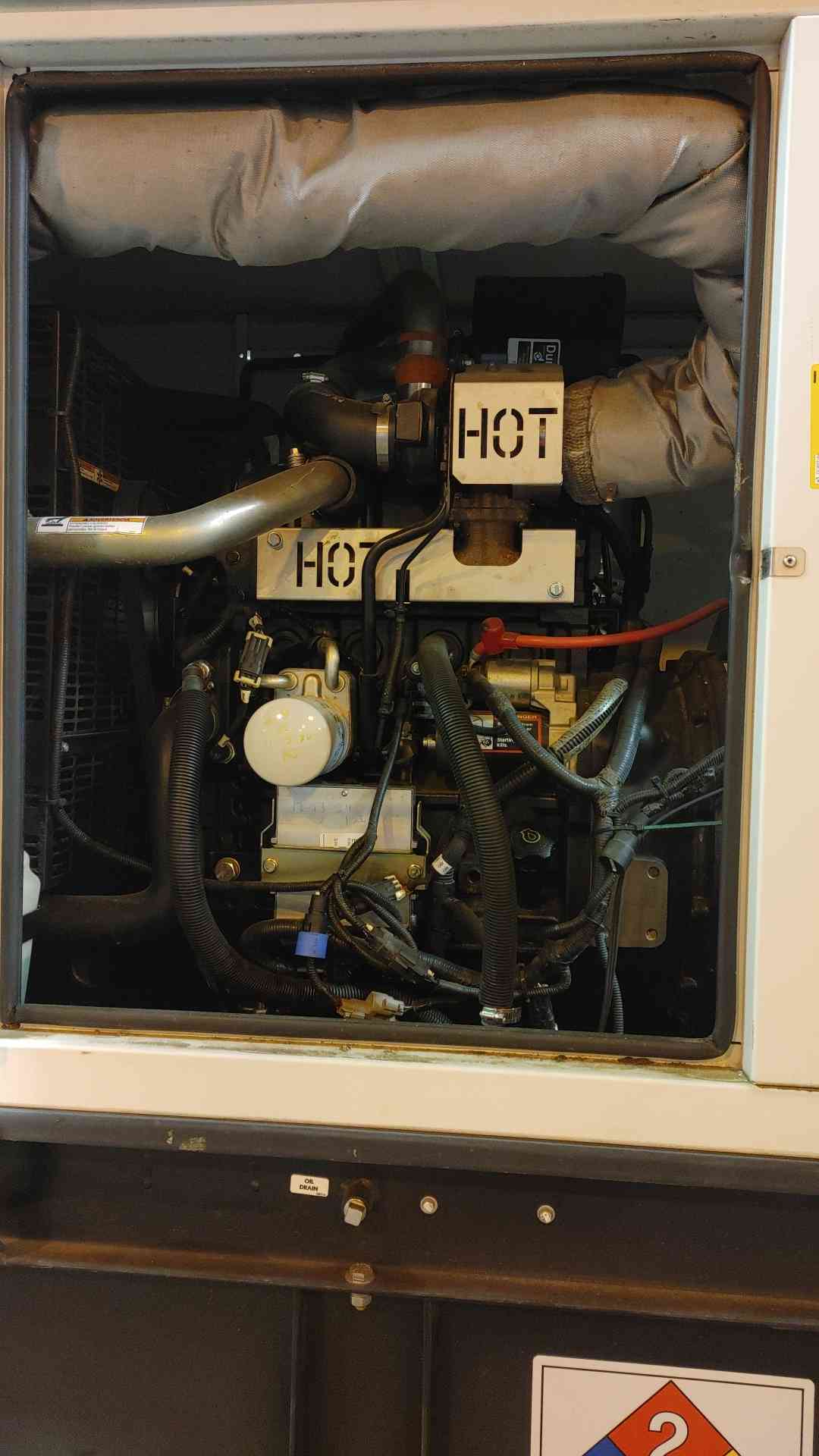 AS-IS 35KW Generac John Deere 4024 Diesel Generator 1PH 3Hrs. 2010 (SKU: 109681)