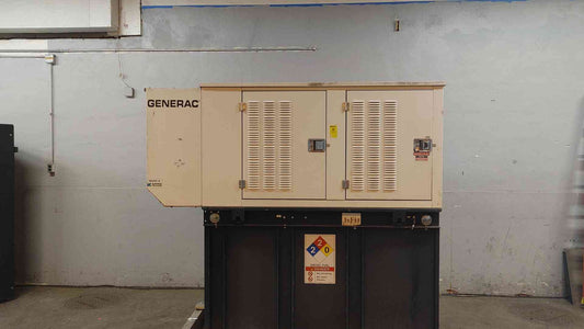 AS-IS 35KW Generac John Deere 4024 Diesel Generator 1PH 3Hrs. 2010 (SKU: 109681)