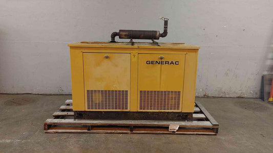 30KW Generac 1PH Nat Gas LP Generator 481 Hrs. (SKU: 109684)