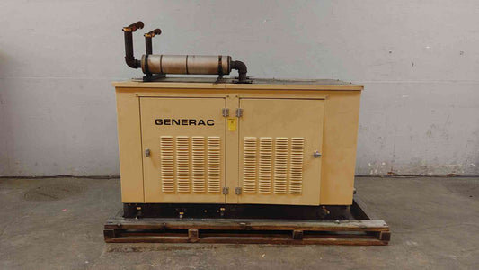 35KW Generac Generator 98A01778-S 1PH Nat Gas LP 798 Hrs. (SKU: 109687)