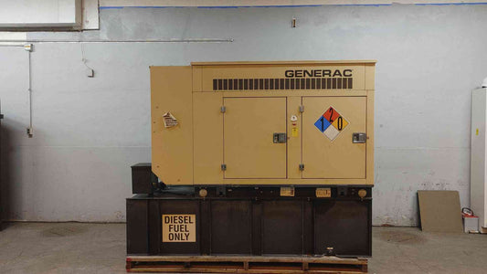 48KW GENERAC John Deere 4024 1PH Diesel Generator 609Hrs '08 AS-IS No Controls (SKU: 109820)