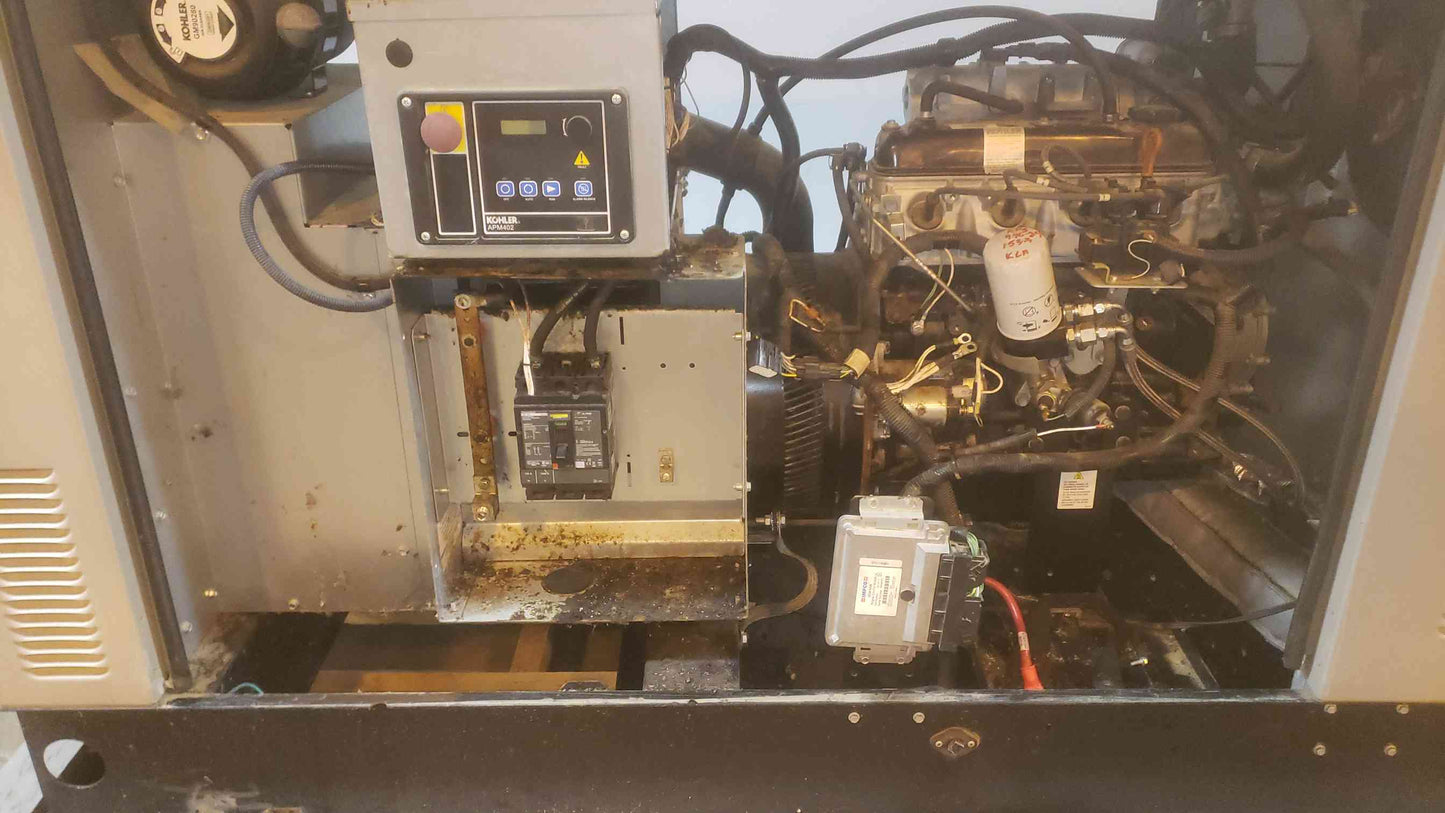 30KW Kohler Nat Gas LP 30CCL 153 Hrs '19 1PH Generator (SKU: 109816)