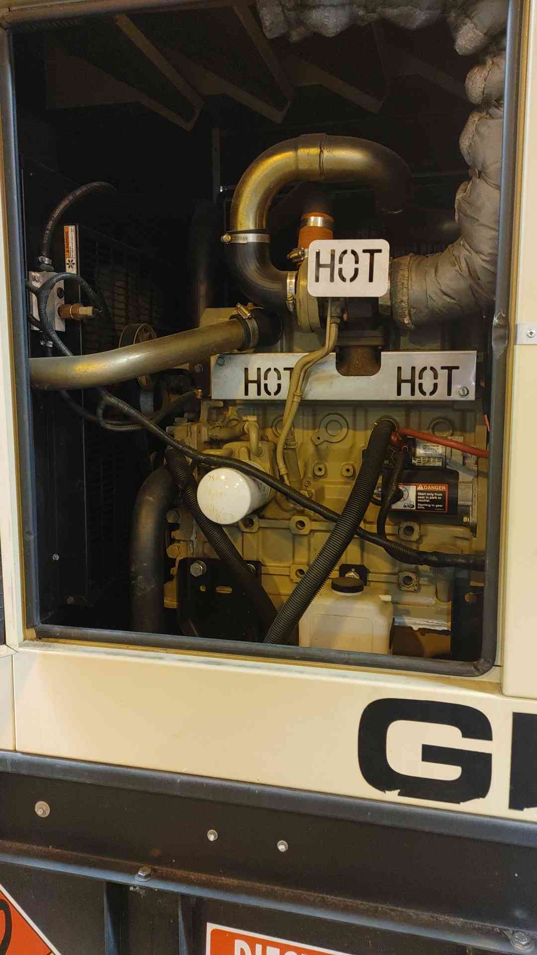 60KW Generac Diesel Generator John Deere 5030 Engine 1PH 245 Hrs. TESTED '06