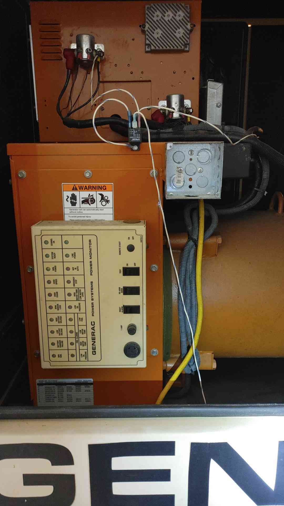 60KW Generac Diesel Generator John Deere 5030 Engine 1PH 245 Hrs. TESTED '06