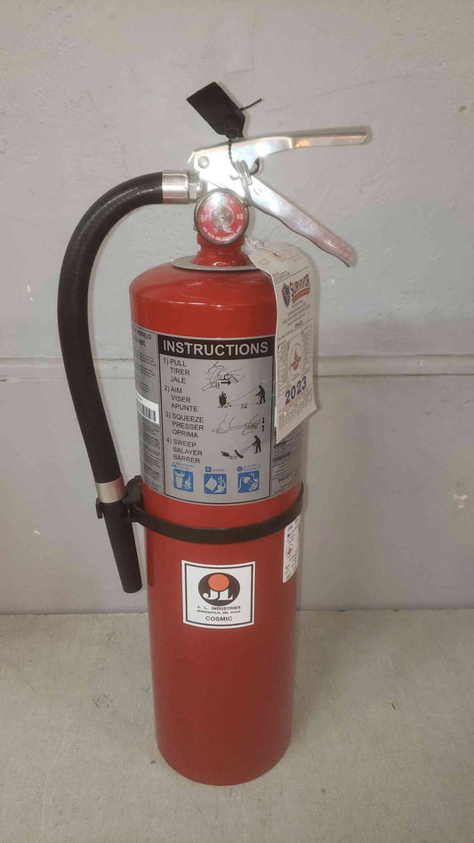 J. L. Industries ABC Dry Chemical Extinguisher 10 HI SA80 Out of Service Fire Extinguisher (SKU: 109897)