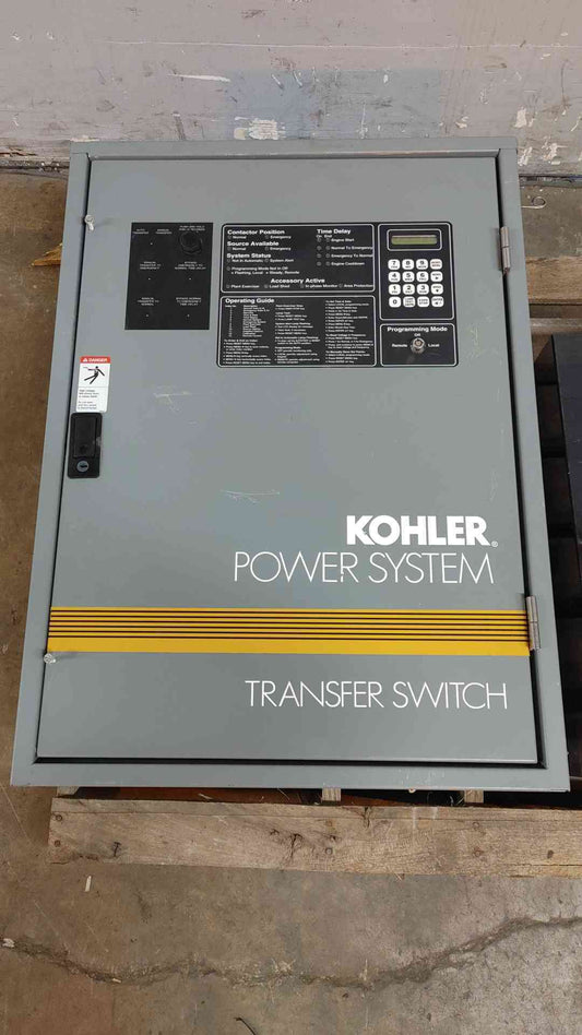 KOHLER ATS Automatic Transfer Switch 480V 100A 3PH 60Hz GLS-566641-0100 (SKU: 109937)