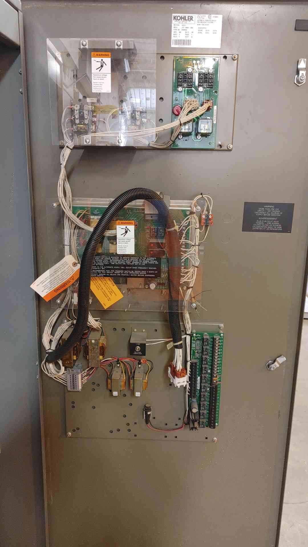 KOHLER ATS Automatic Transfer Switch 480V 600A 3PH 60Hz ZCS-566641-0600 (SKU: 109938)
