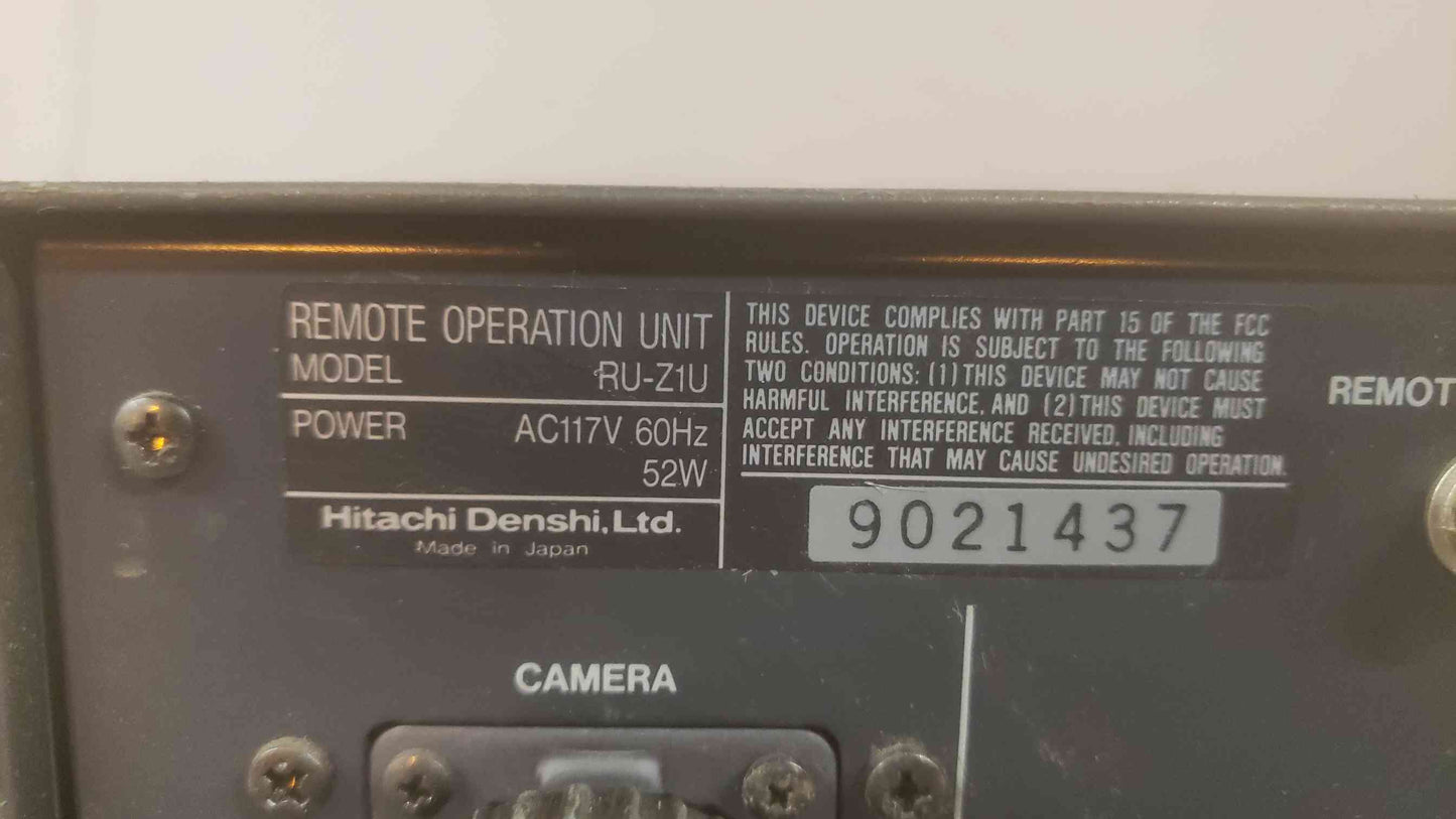Hitachi Remote Operation Unit 52W 60Hz RU-Z1U (SKU: 110003)