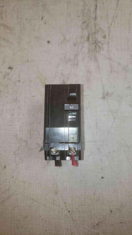 Square D 40A 2 Pole Breaker (SKU: 110125)