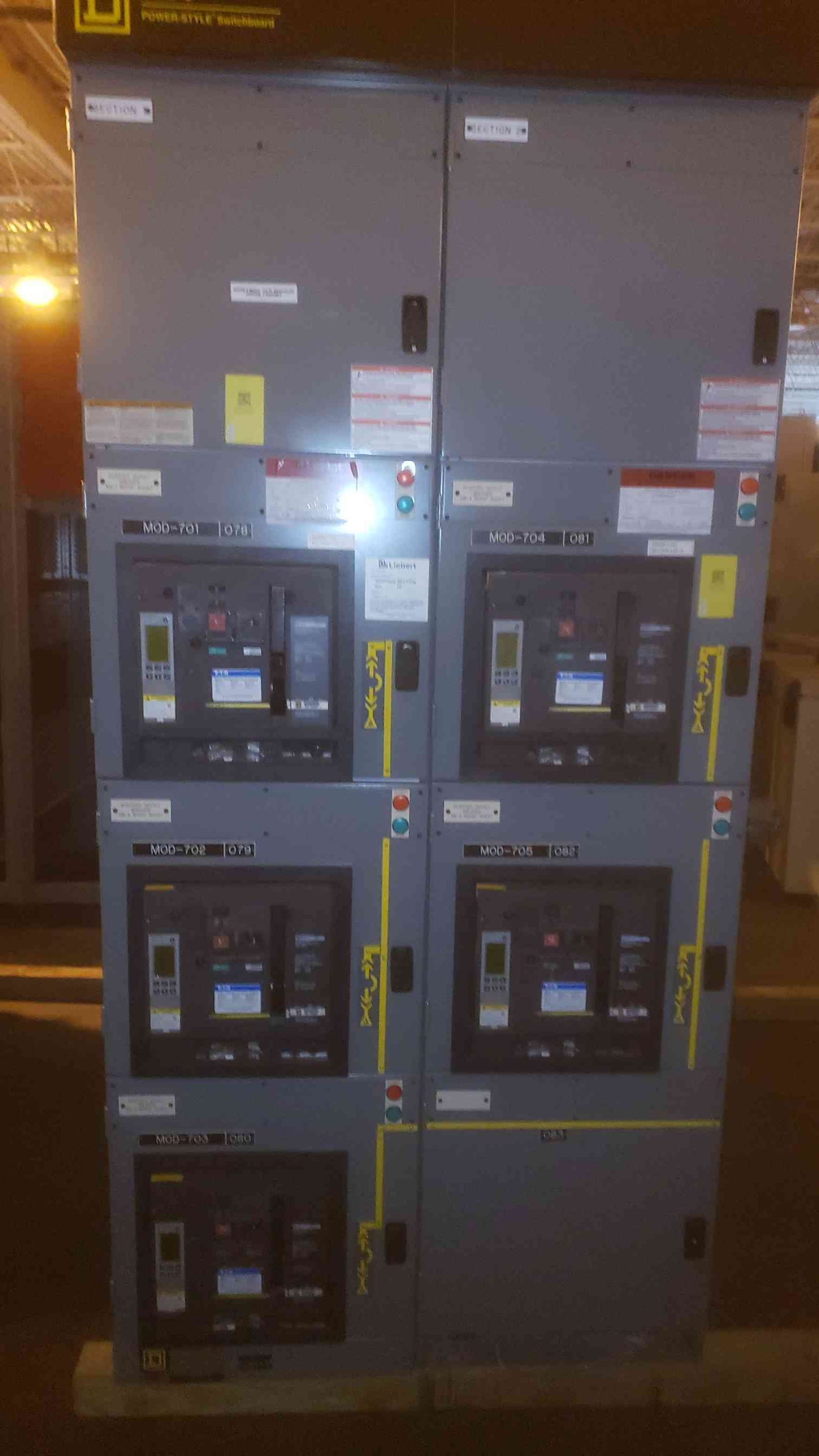 Square D 4000A 480V 3PH 3W 10 Section Switchgear (SKU: 110716)