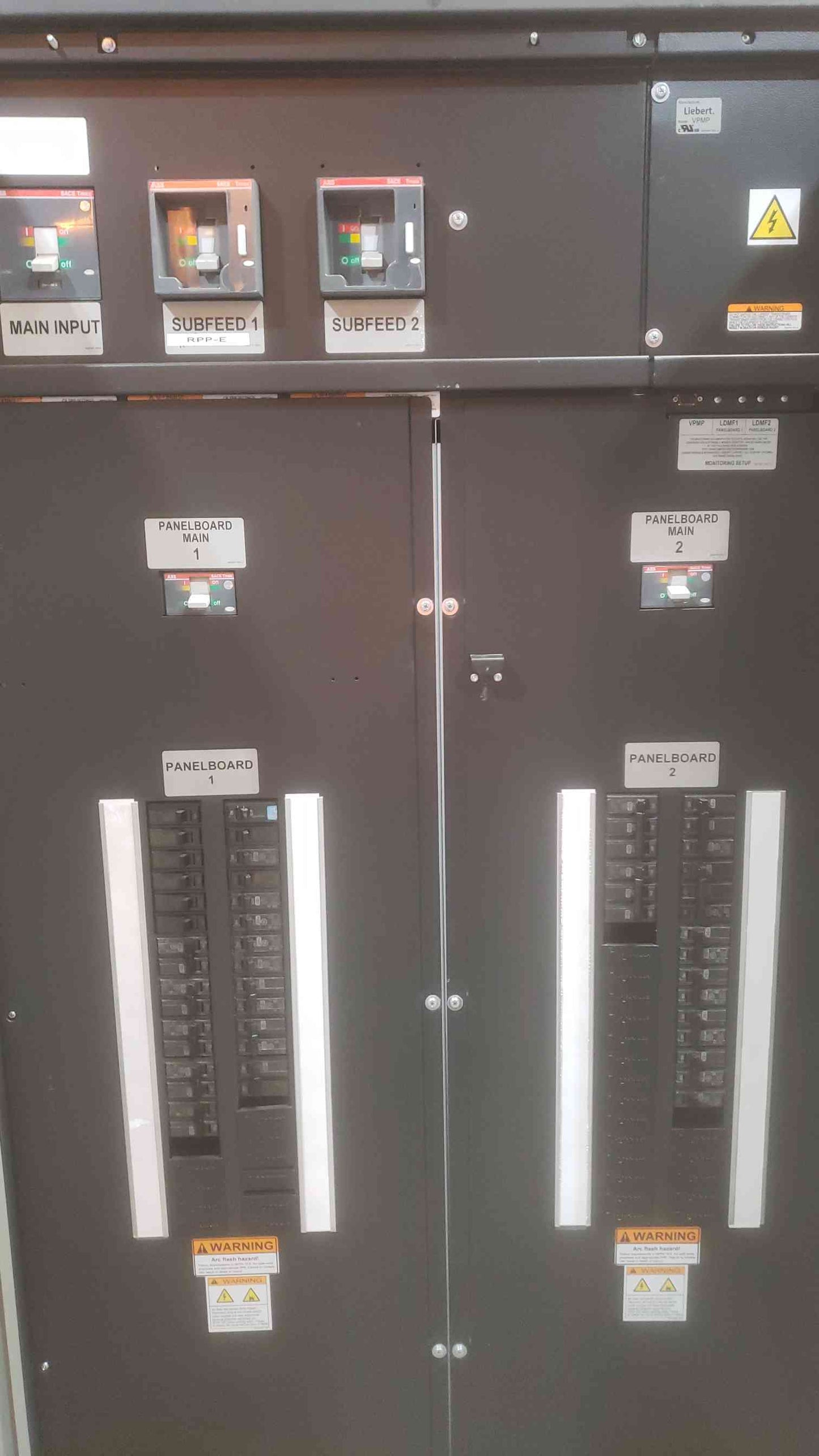 Liebert Vertiv PDU 480V x 208/120V 3PH PPA150 '12 Power Distribution